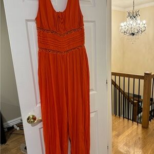 Elegant Orange Jumpsuit